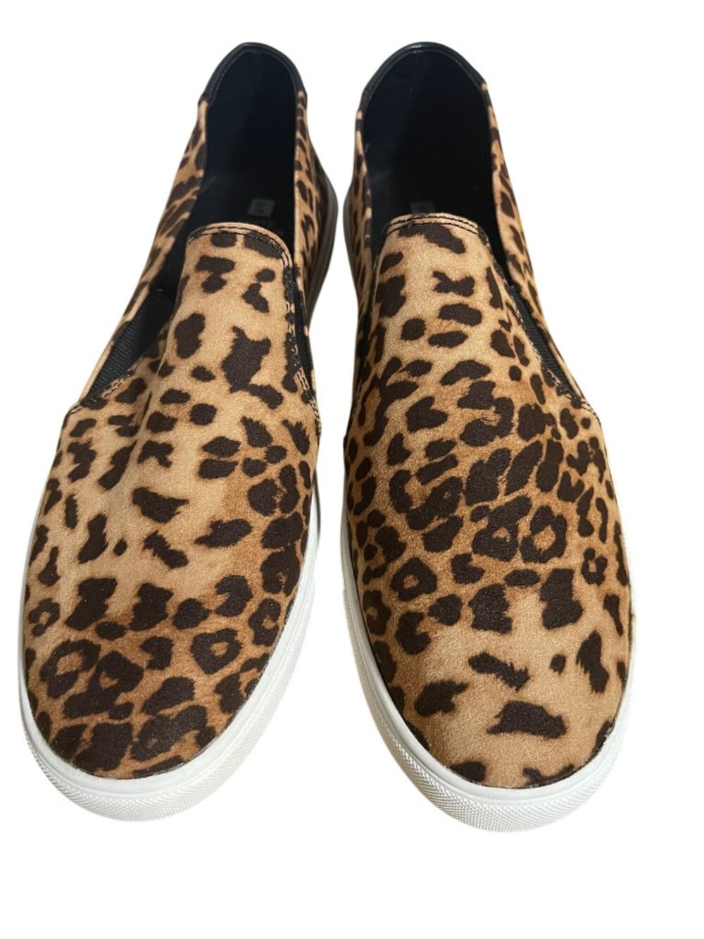 White Mountain Peyton Leopard Print Slip On Sneakers Womens 11 Casual Shoes - Picture 6 of 11